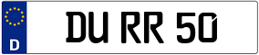 Truck License Plate